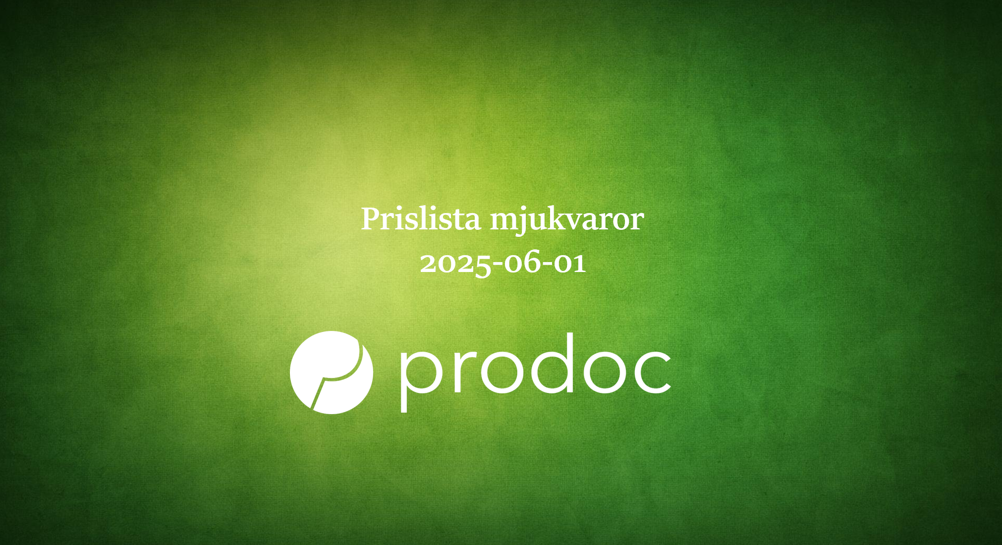 Uppdaterad mjukvaruprislista